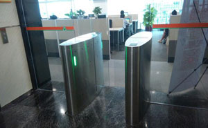 深圳平安證券總部-平移閘機案例