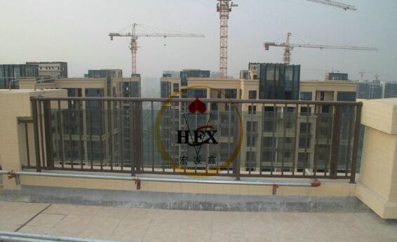 深圳出安智能鋅鋼陽臺護欄進駐深圳金享利