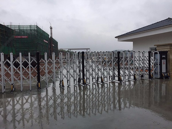 荊門出安智能電動伸縮門進駐荊門金賢達生物科技有限公司