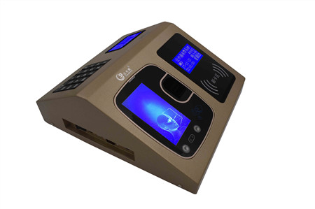 云卡通人臉識別消費機