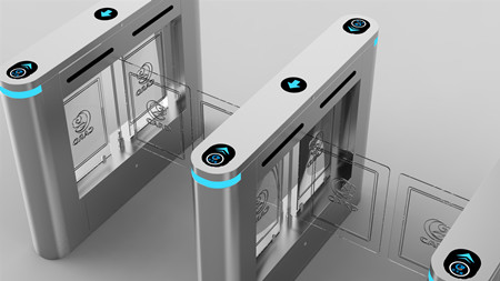 云卡通智能人行通道閘