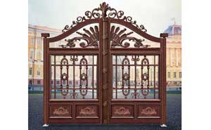 毫州井坤?皇家公館別墅大門案例