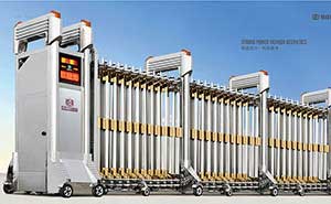 東江灣一期項目與河源出安智能電動伸縮門合作