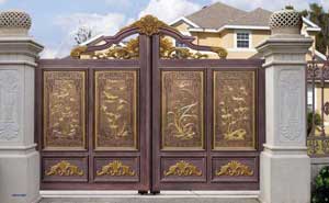 河源凱旋國際庭院大門案例