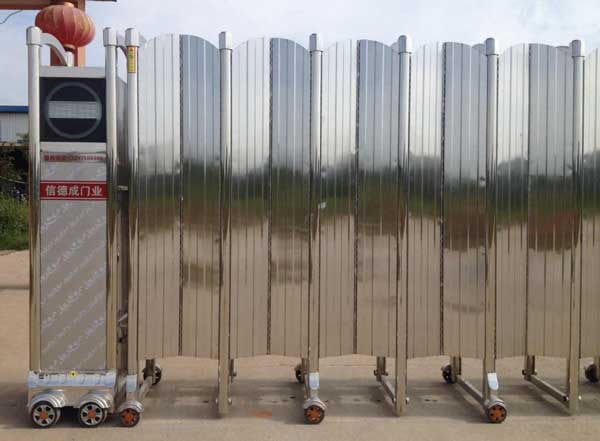 鐵嶺市理昂山泉水有限公司伸縮門案例 - 中出網(wǎng)-智能出入口與停車充電門戶