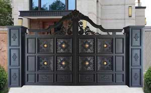 烏海萬(wàn)達(dá)廣場(chǎng)別墅大門案例
