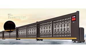 智能伸縮平移門(mén)909A（深咖）