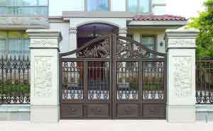 武威天一外灘別墅大門案例