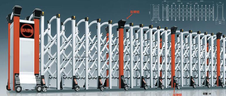 林芝出安智能伸縮門進駐長興都匯工程