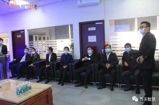 市區(qū)街工會領導一行蒞臨西沃科技慰問指導工作