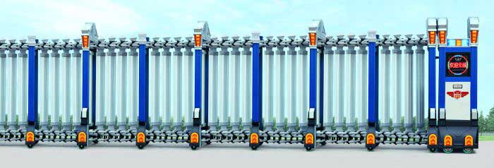 君威908b（藍色）伸縮門