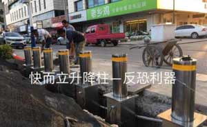 安徽商業(yè)廣場(chǎng)升降柱案例