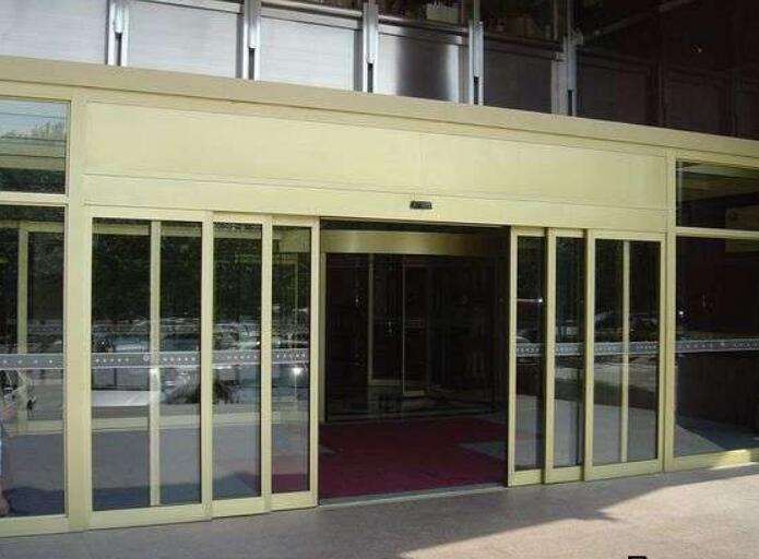 氟碳噴涂套疊自動(dòng)門(mén)