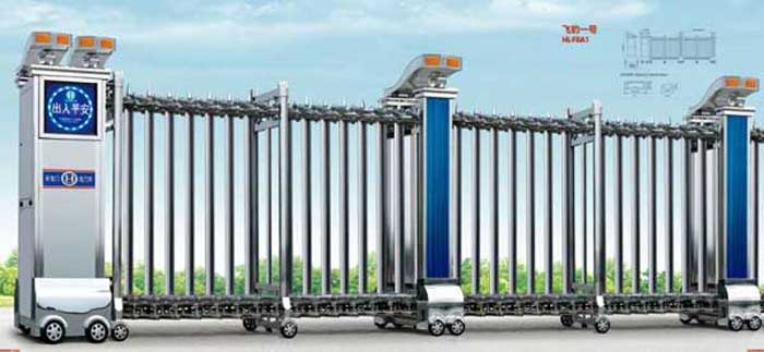 飛豹一號HL-FBA1不銹鋼伸縮門