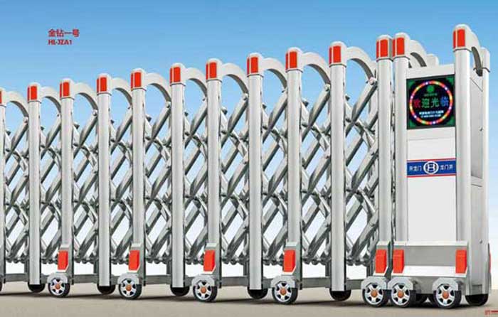 金鉆一號HL-JZA1不銹鋼伸縮門