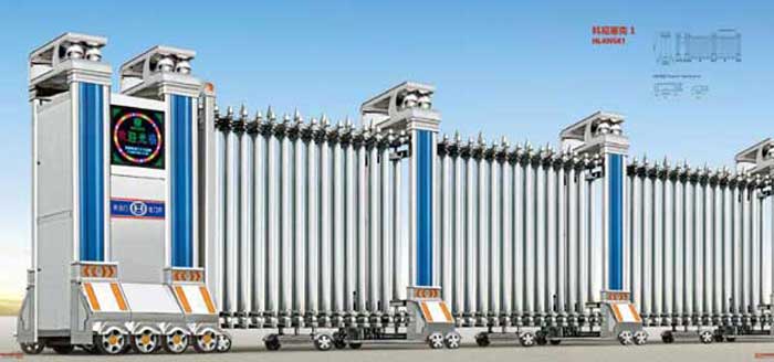 科尼塞克一號(hào)HL-KNSK1不銹鋼伸縮門(mén)