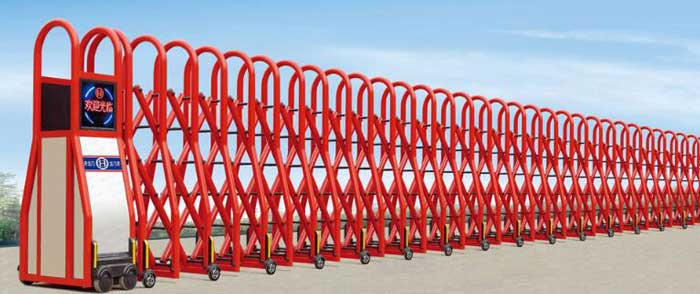 經(jīng)濟曲美HL-QM3鋁合金伸縮門