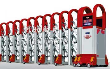 中國風633C鋁合金電動伸縮門