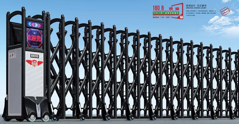 銀盾180B鋁合金伸縮門(mén)