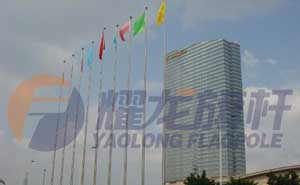 廣州國(guó)際采購(gòu)中心旗桿案例