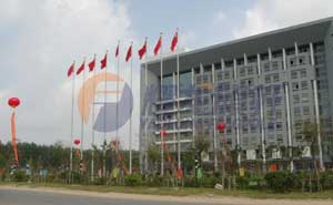 鹽城濱?；@區(qū)管委會(huì)旗桿案例