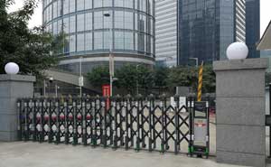 中國(guó)建筑第三工程局伸縮門案例