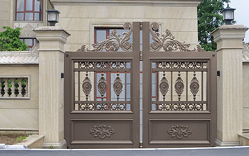 智能懸折門938-B5（淺咖）