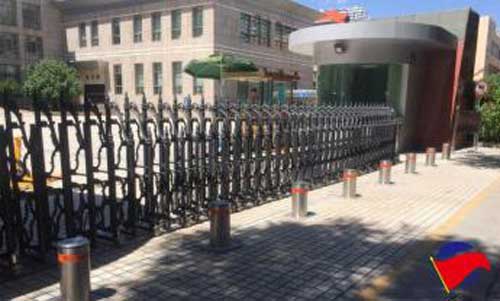 智能遙控升降路樁