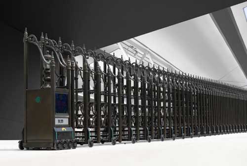 電動(dòng)伸縮門(mén)-鑄鋁門(mén)