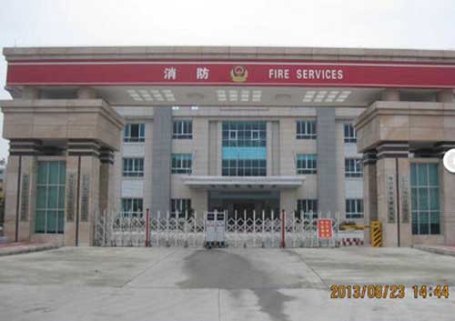 公安消防大隊(duì)電動(dòng)伸縮門(mén)工程 - 中出網(wǎng)-智能出入口與停車(chē)充電門(mén)戶