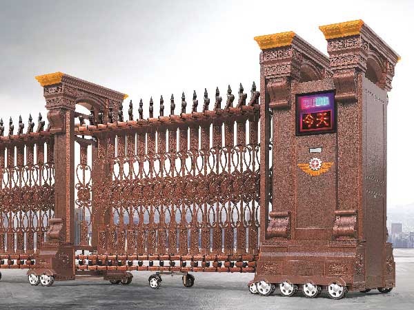 電動伸縮門-耀系390A（古銅金）