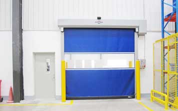 防撞外用快速門