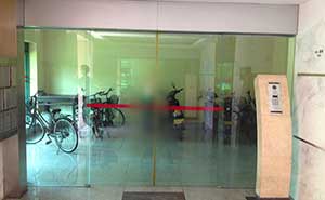 青園小區(qū)門禁自動(dòng)門案例