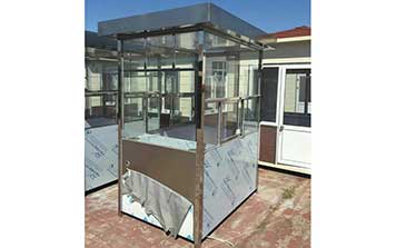 崗亭 - 方形不銹鋼崗亭