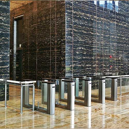 深圳皇庭國(guó)際大廈通道閘案例 - 中出網(wǎng)-智能出入口與停車充電門戶