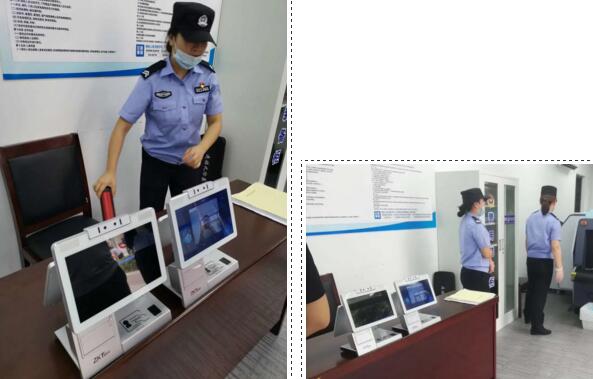 某地新建法院/法庭，在出入口部署ID860人證核驗(yàn)設(shè)備