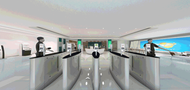 熵基科技云展廳中以銀行場(chǎng)景應(yīng)用為例，全面展示百傲慧識(shí)可信身份認(rèn)證平臺(tái)的場(chǎng)景賦能能力