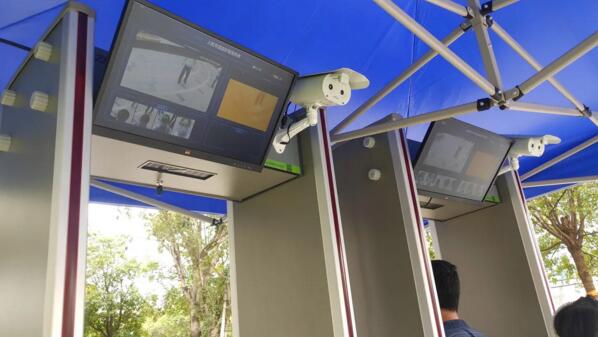 熵基科技測溫安檢門護航