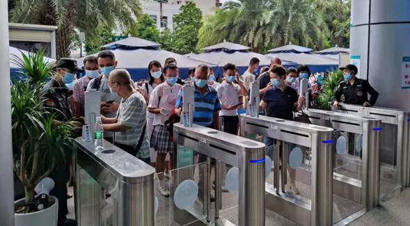 熵基科技人行通道防疫解決方案