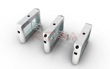 擺閘 - 斜角圓弧擺閘