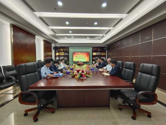 碧桂園一行蒞臨博思高科技參觀交流