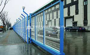 上海世博會物流園無軌懸浮門案例