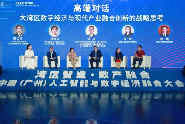 佳都科技副總裁趙輝（右一）參與高端對話