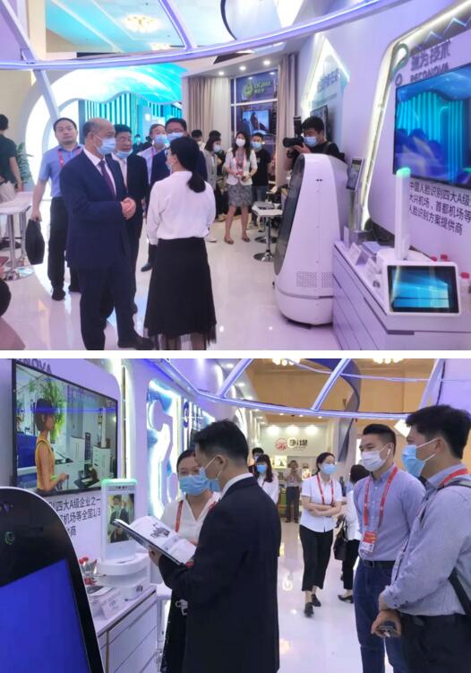 國家發(fā)改委產業(yè)司司長盧衛(wèi)生也來到了瑞為展位