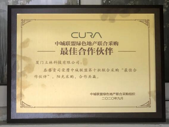 立林榮獲最佳合作伙伴獎(jiǎng)