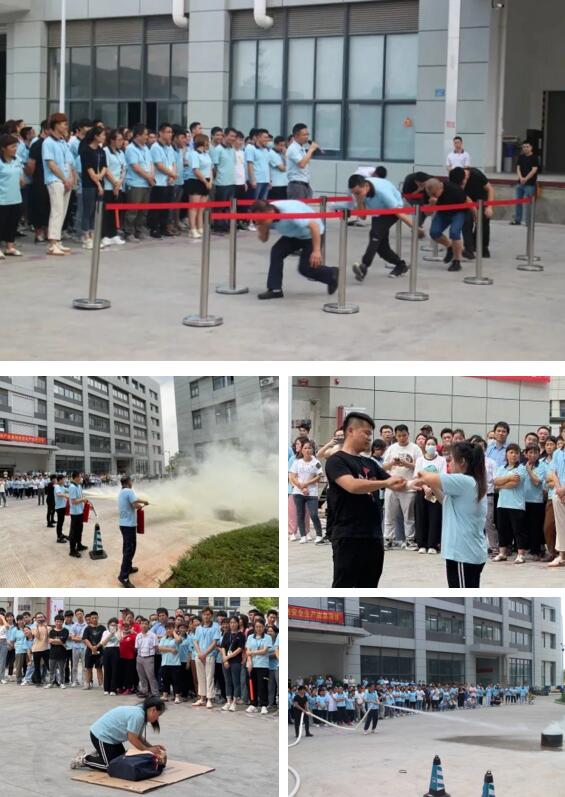 所有參演人員還學習了火場逃生疏散、人員救護、滅火器使用方法