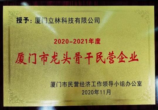 立林喜獲“龍頭骨干民營企業(yè)”、“愛心廈門建設(shè)典型”雙料榮譽(yù)