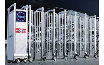 電動(dòng)伸縮門 - 禪星網(wǎng)格門HD-021伸縮門