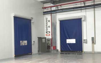 快速門 - 能防撞自動復位的拉鏈高速門