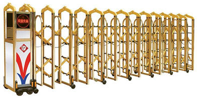 格林生活坊伸縮門案例 - 中出網(wǎng)-智能出入口與停車充電門戶